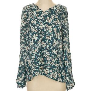 Banana Republic Blue and White Blouse